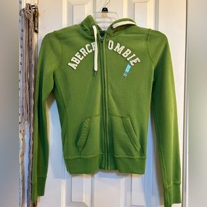 Abercrombie full zip hoodie size M